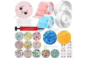 Sparkling Nano Tape Bubble Kit: Crafting, Stress Relief, and Sensory Delight