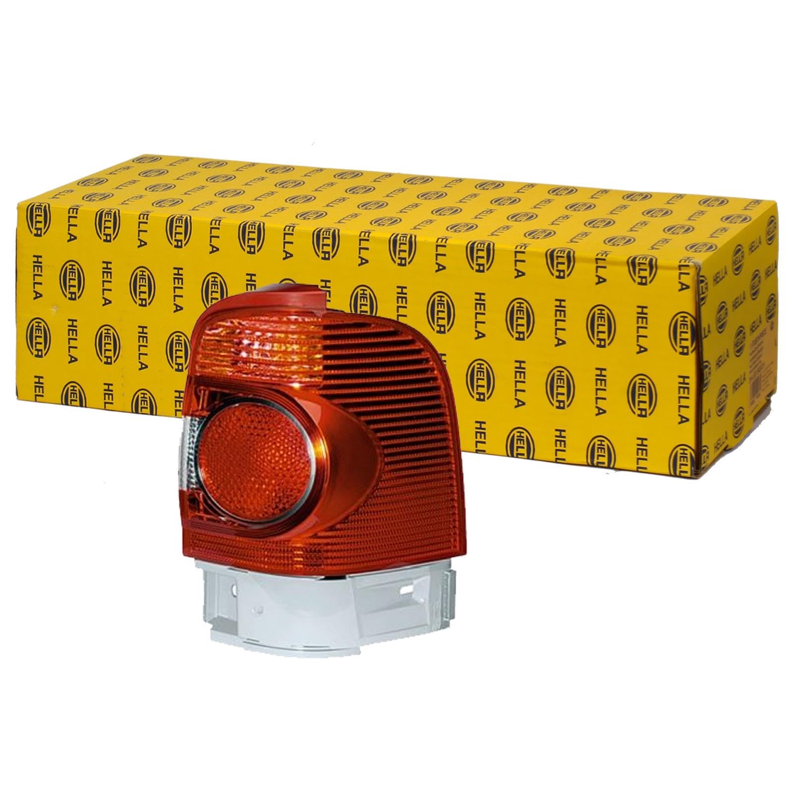 HELLA 2VA 964 957-021 Luce posteriore, Lampadine, cristallino/rosso, Sezione esterna ECE/CCC, Dx