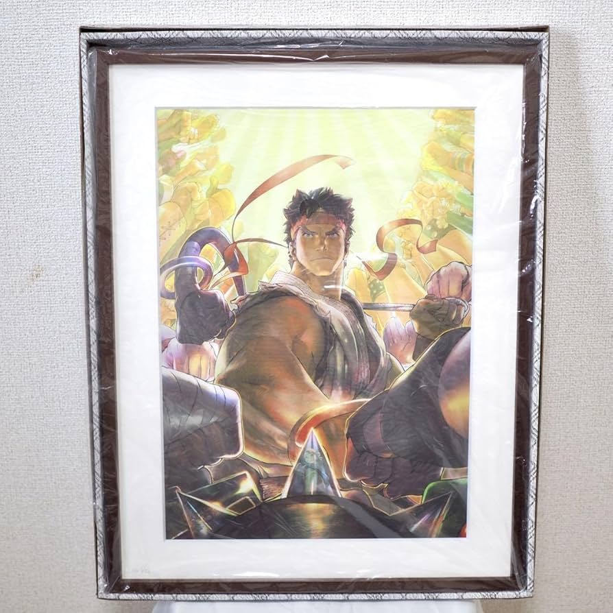ストリートファイター 30th 額装グラフィックアート イーカプコン限定 中古 ストリートファイター 30th 額装グラフィックアート イー
