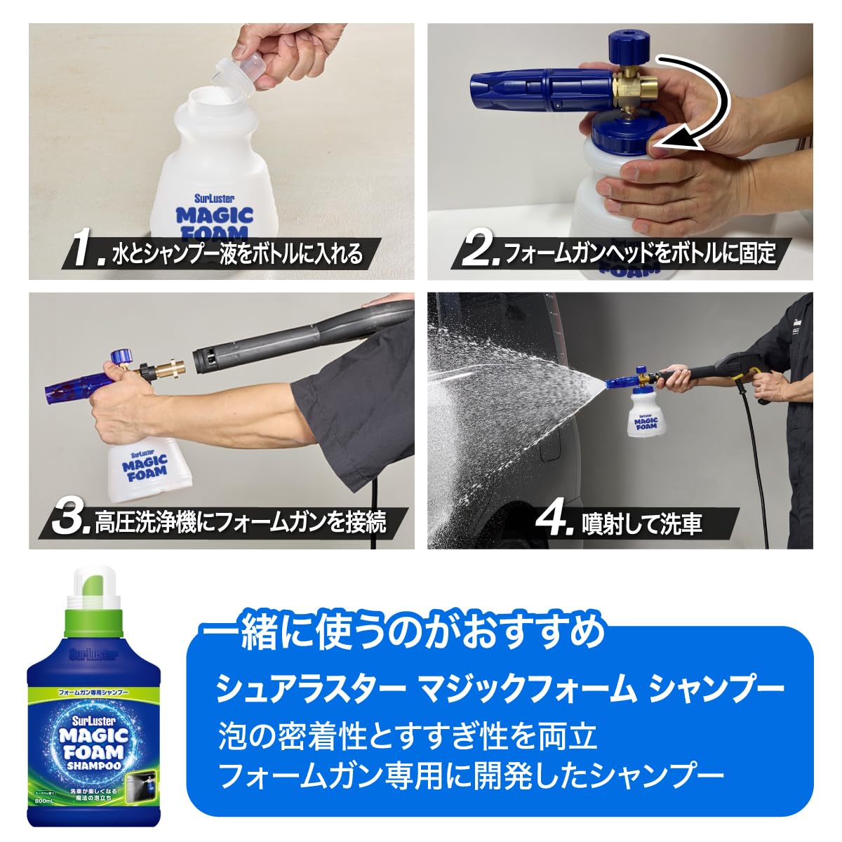 Amazon.co.jp: SurLuster(シュアラスター) マジックフォーム フォーム