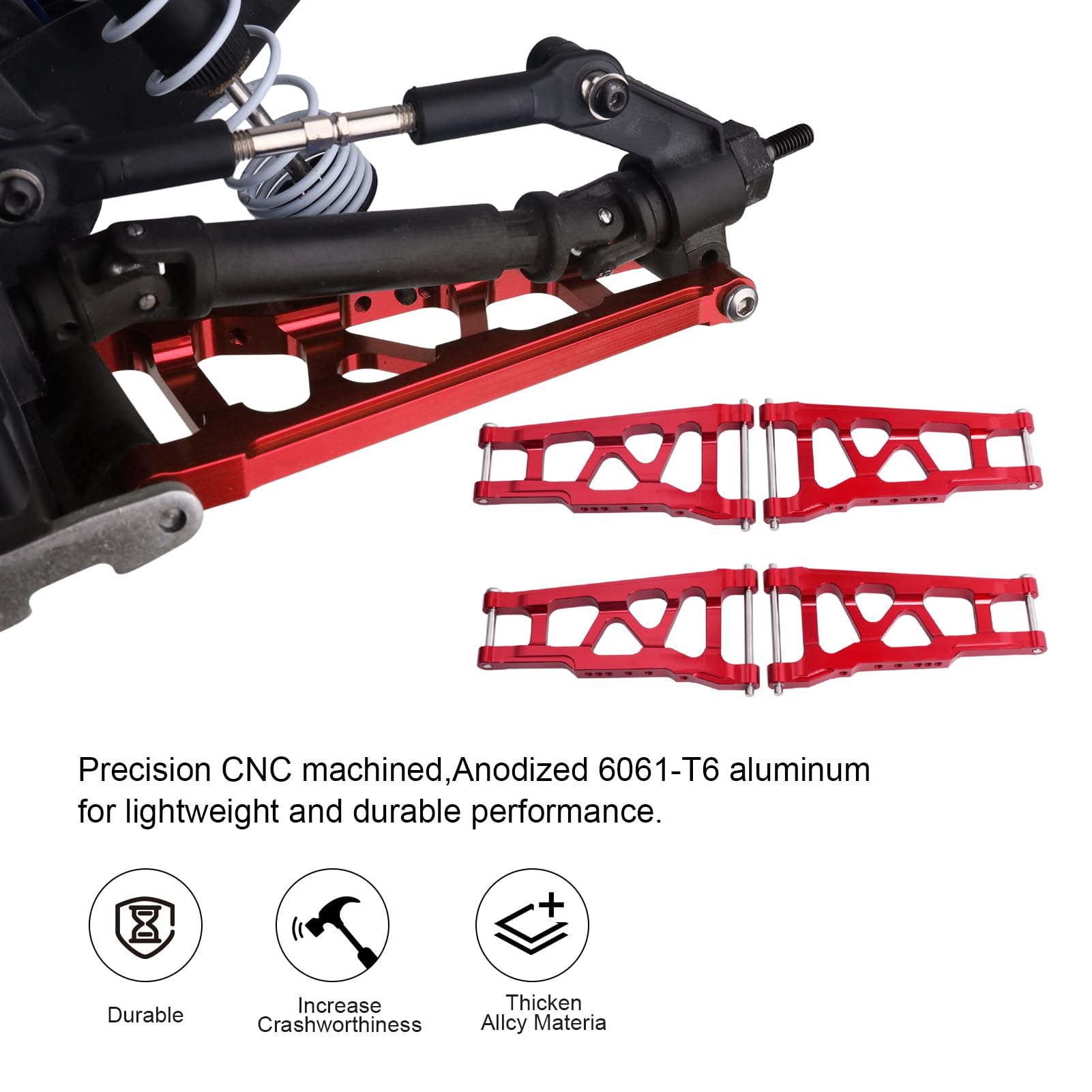 Tour D'Amortisseur en MéTal pour 1-10 Slash 6838 6839 4WD RC PièCes de