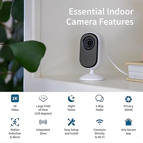 Miniatura 3 de Arlo Paquete esencial de seguridad para todo el hogar  Cámara de timbre para exteriores, interiores, video  Resolución 2K  2da generación  Interior