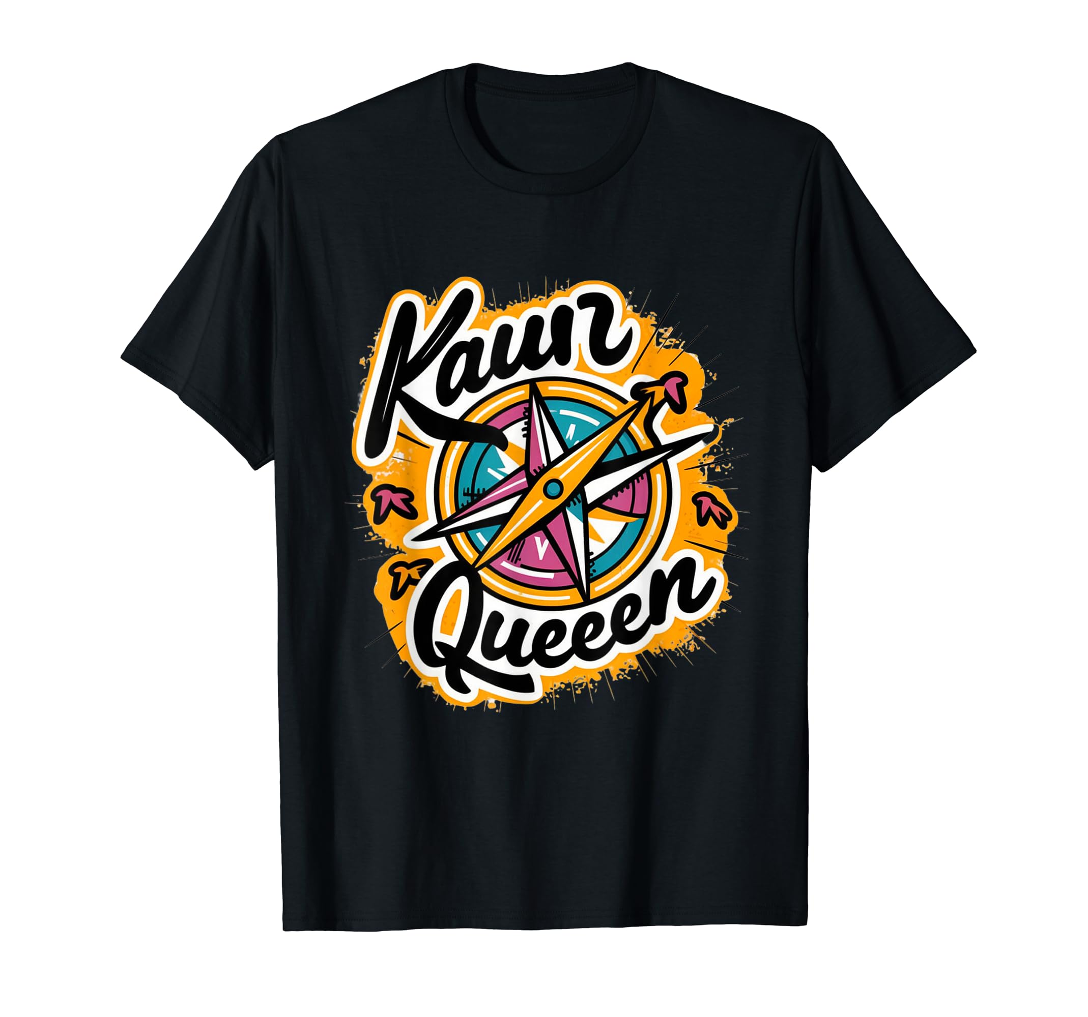Mahi e-FashionKaur Queen Singh Punjabi Indian Authentic Desi Quote T-Shirt