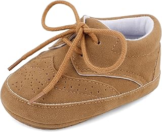 LACOFIA Baby Boys Shoes Infant Anti-Slip Soft Sole First Wal