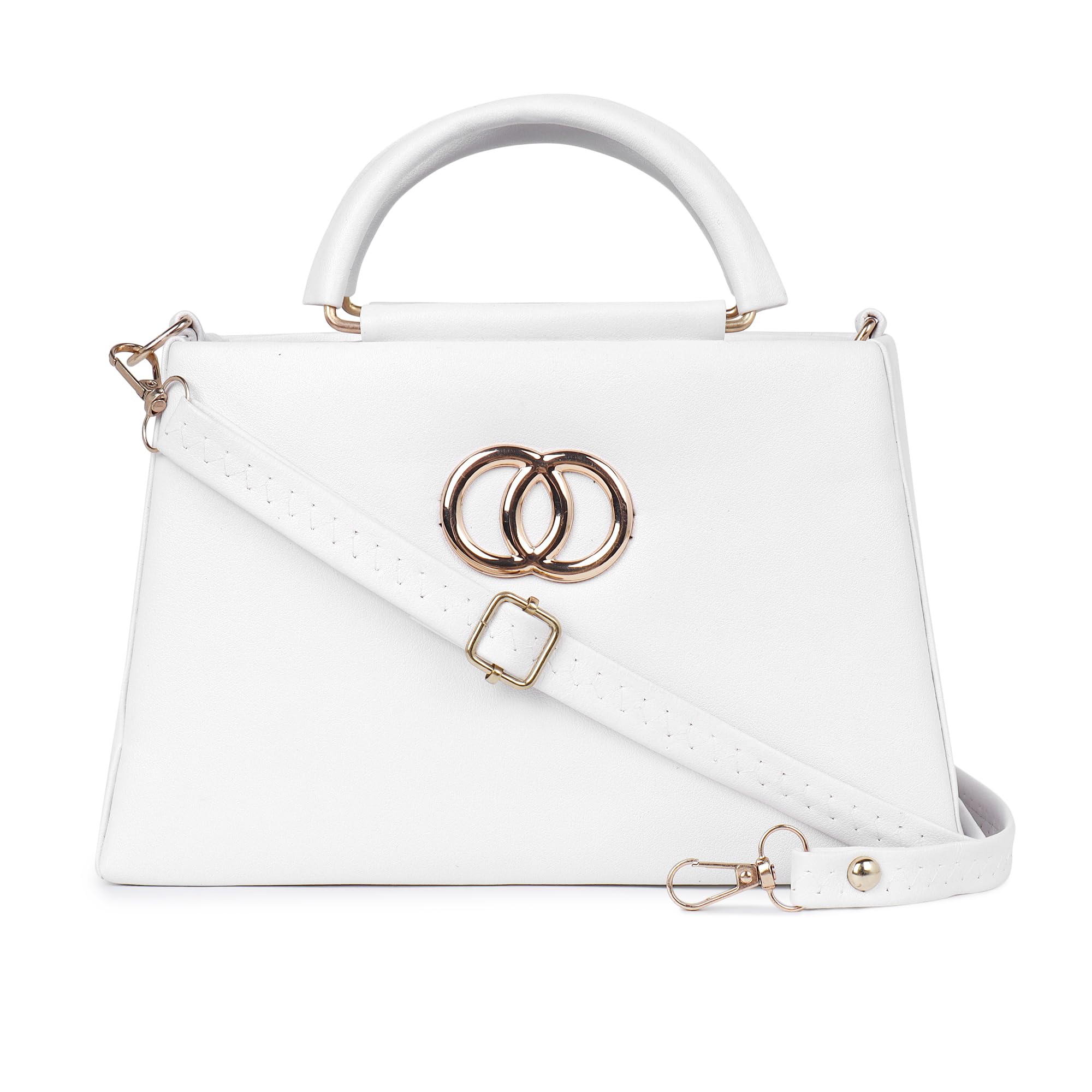 Classy PU Sling Bag for Women | Structured Design, Zipper Closure & Stylish Metal Handle