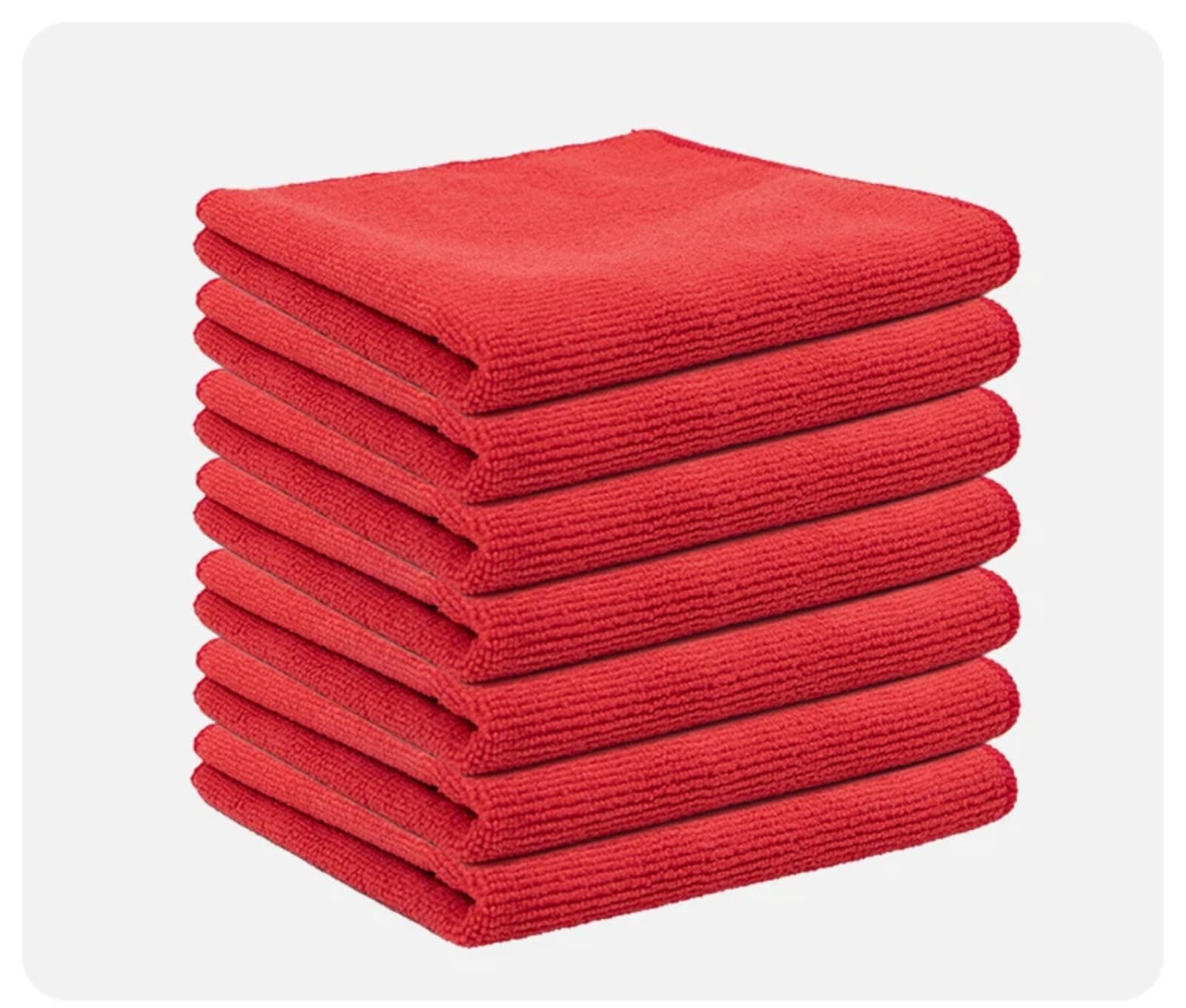 Yqvavzjsl Red [Customization Supported] Bare Goods Household Dishwashing Cloth, Kitchen Cleaning, Thick Dishwashing Cloth, Non Stick Oil, Easy To Clean, Multifunctional Scouring Pad