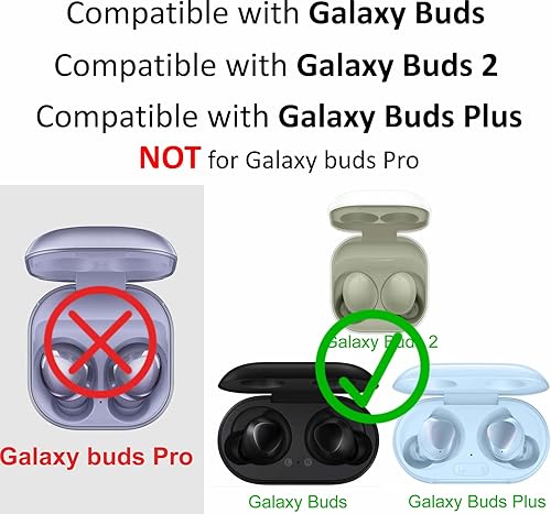 Miniatura 2 de 12 pares de almohadillas para Galaxy Buds 2 y Galaxy Buds Plus, S M L 3 tamaños de silicona de repuesto para auriculares compatibles con Samsung