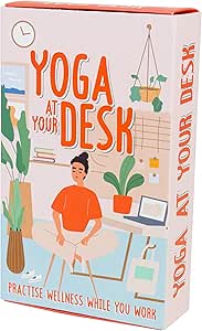 Yoga at Your Desk | Desk Yoga | Wellness Card Pack | Chair Yoga