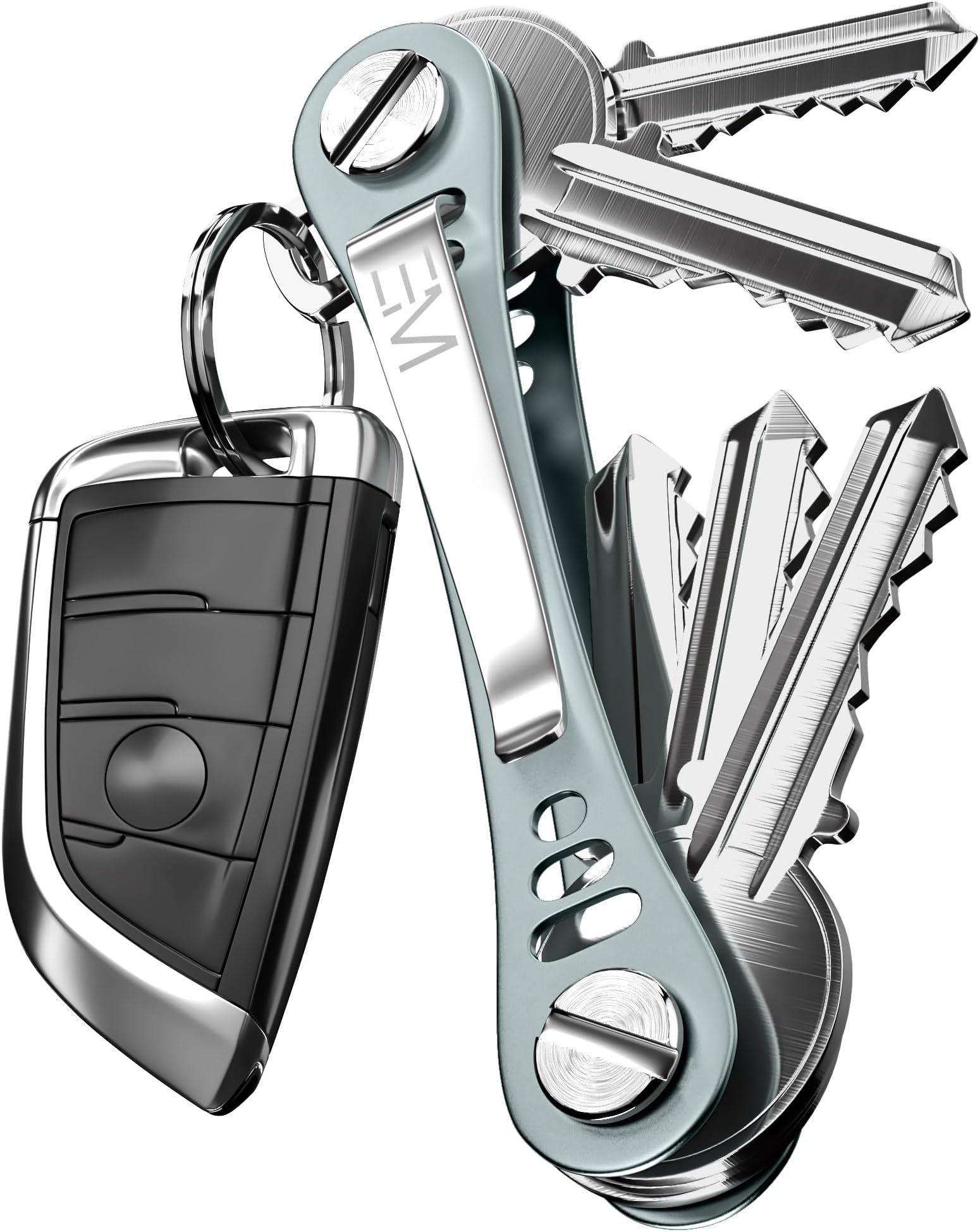 Compact Key Holder - Pocket Key Organizer - 14 Keys Key Bar