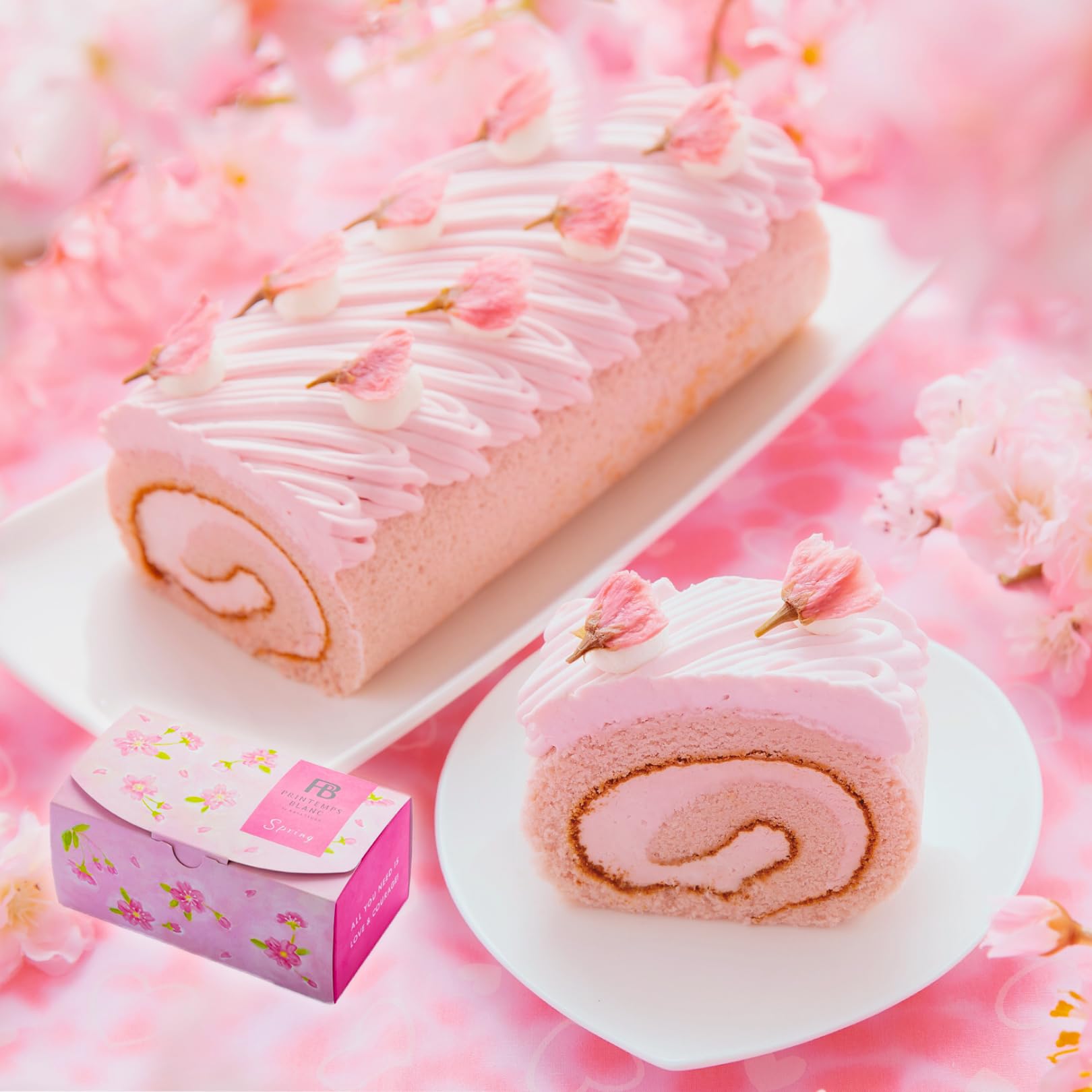 Amazon.co.jp: さくら 満開 モンブラン ロール 【プランタンブランby花