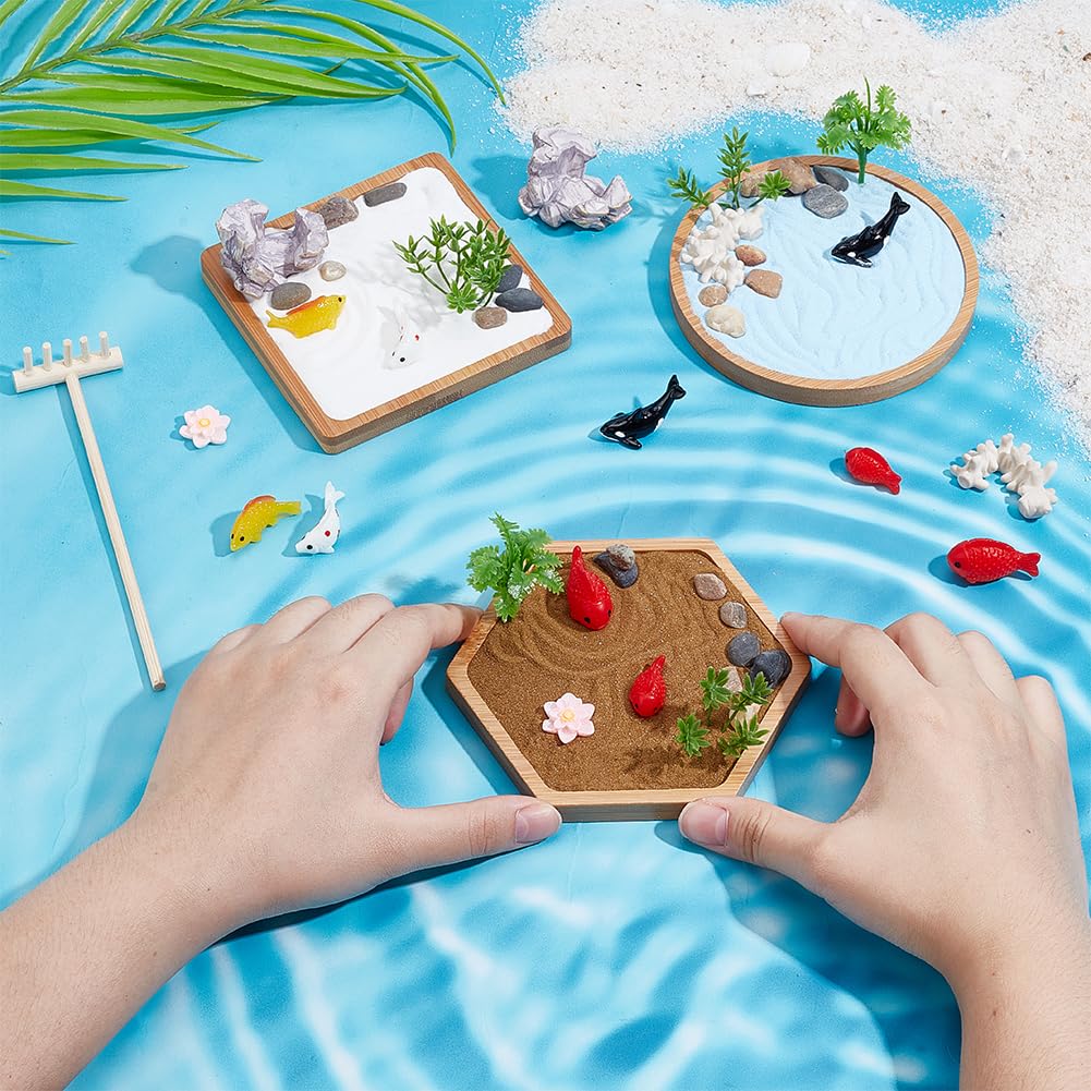 WEBEEDY Mini Zen - Kit da giardino in stile giapponese, con