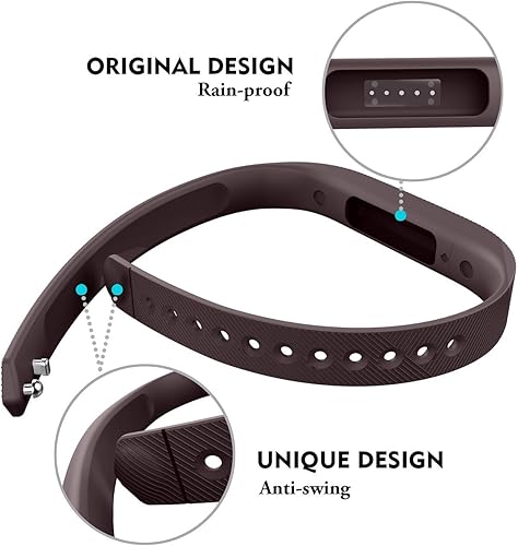 Miniatura 3 de LEEFOX Compatible con la banda Flex 2, repuesto ajustable para Flex 2, pulsera de silicona con cierre de sujeción, correa de fitness para Original