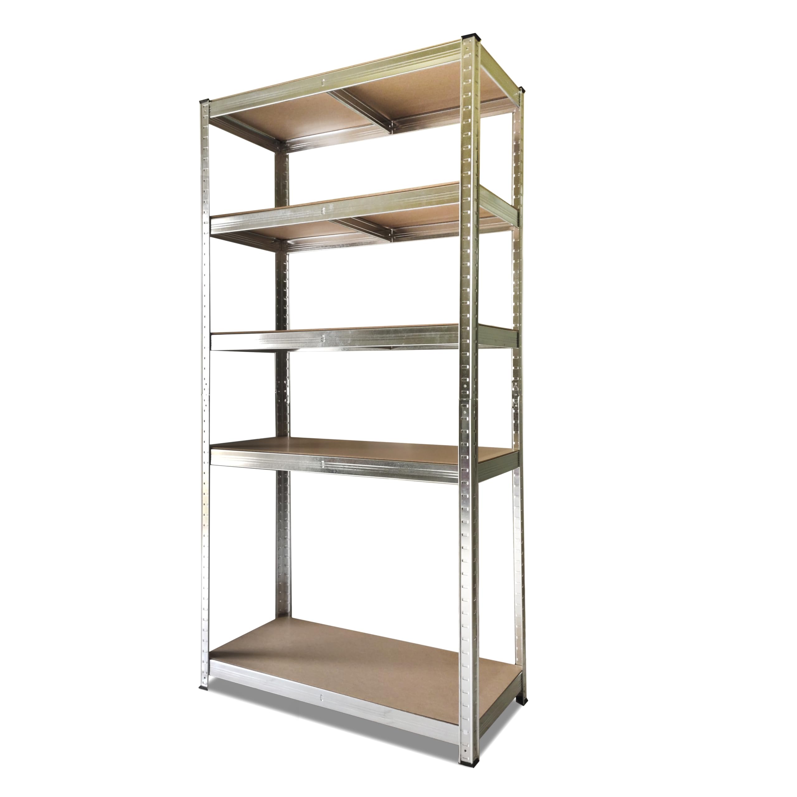 Nyana Home | Estantería Metálica Galvanizada 875kg | 5 Baldas | Medidas 180 x 90 x 40cm | Garaje Oficina Despensa