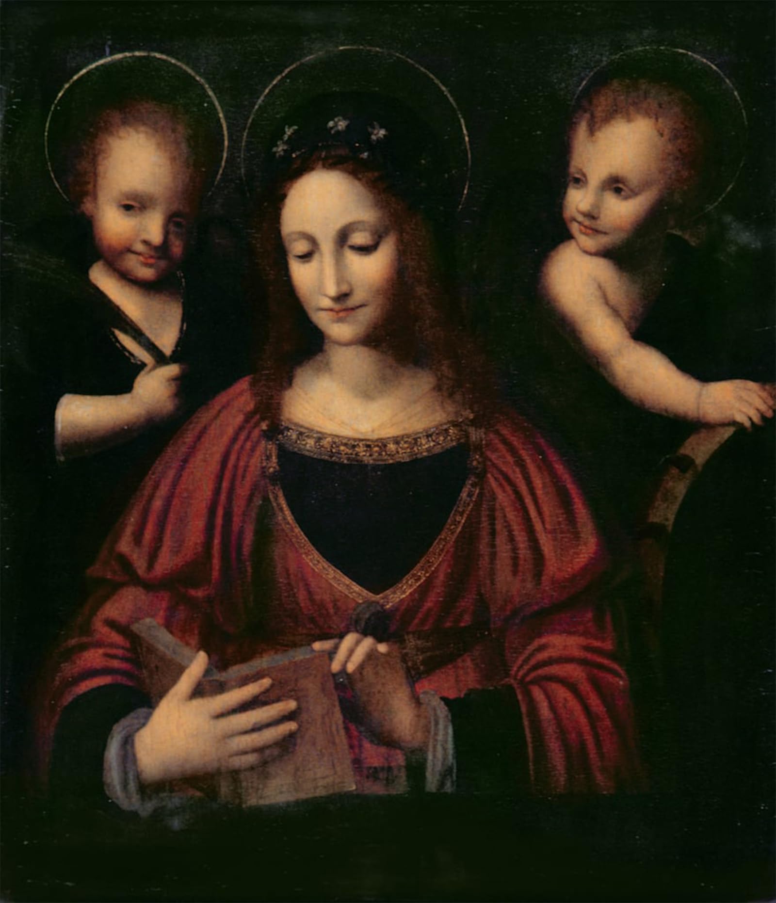 SERENDIPITP Vintage Picture Print on Canvas Wall Art Poster St Catherine of Alexandria by Bernardino Luini Artwork Print Poster for Wall Decor 60x90cm