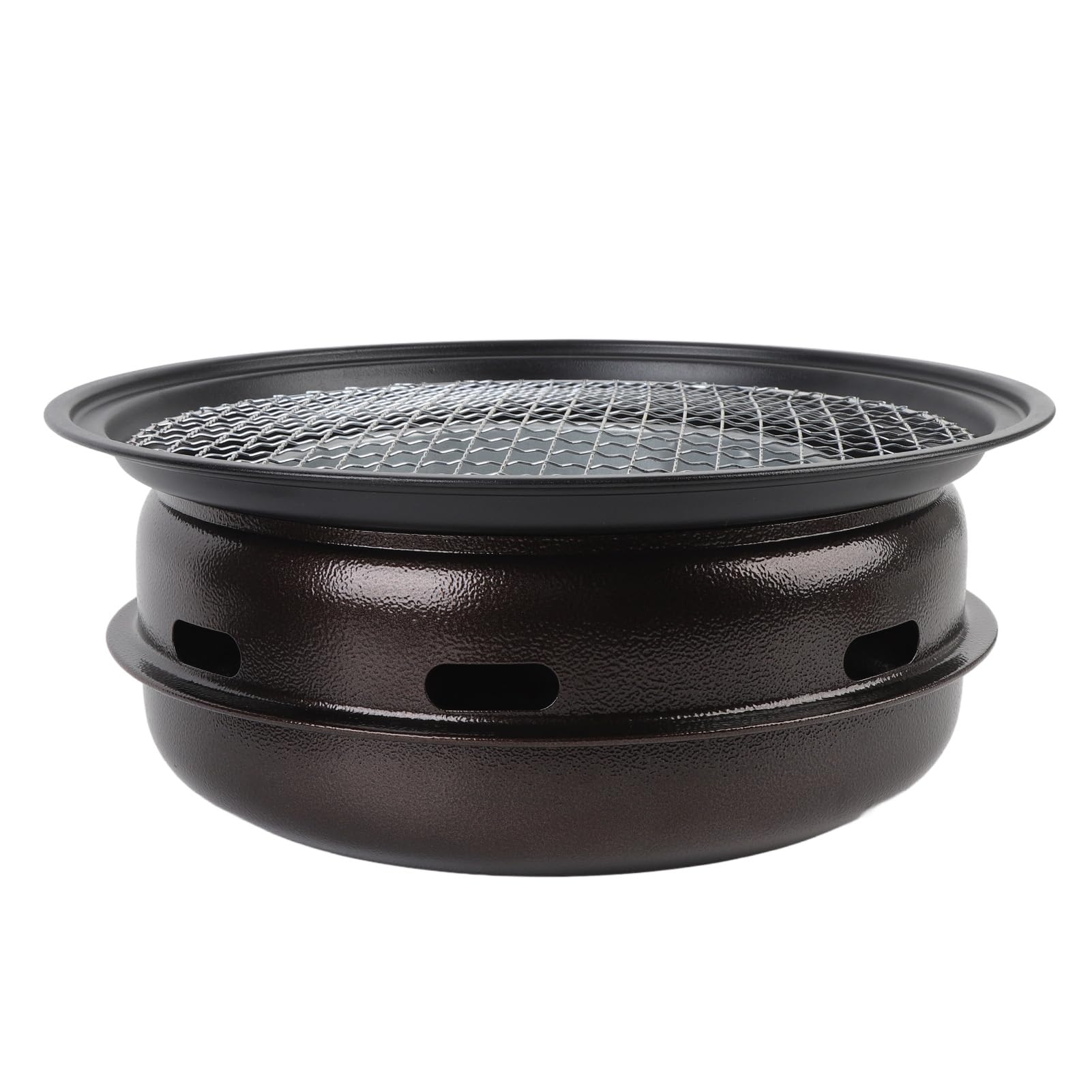 Luocute Stove z Grillem Węglowym, Groźnik z Grilla Węglowego Okrągły Bezdymny z zagęszczoną Grillem na Piknik na Zewnątrz na świeżym Powietrzu (S)