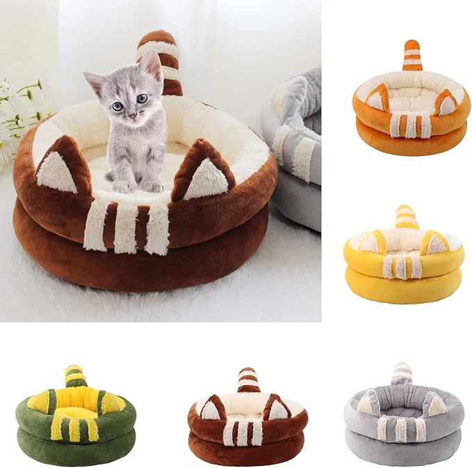 Cama Redonda para Perro Mediana 44 cm Lavable miniatura 2