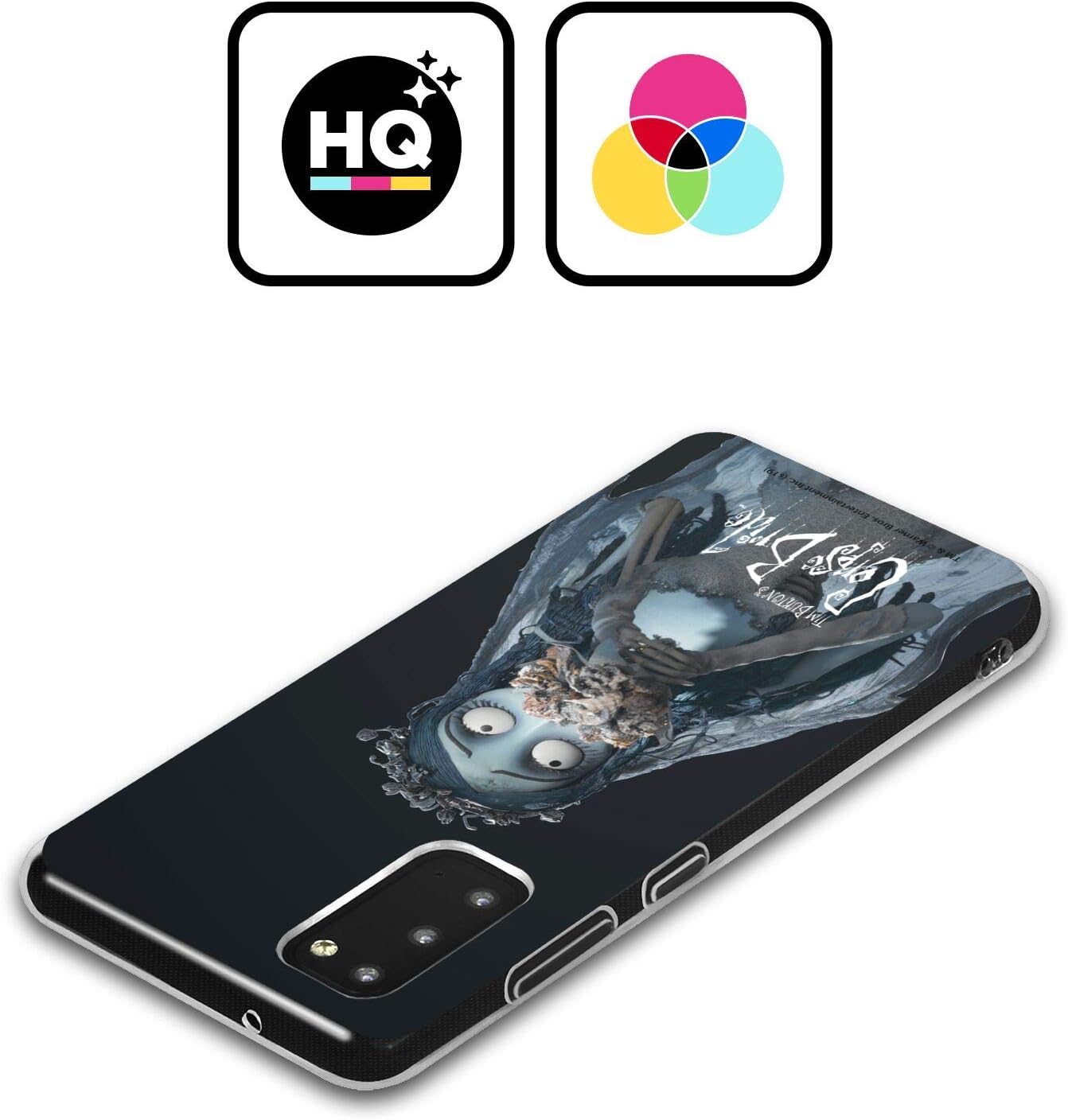 Head Case Designs Officially Licensed Corpse Bride Flower Key Art Gel Case [Military Grade Protection] Compatible with Samsung Galaxy A35 5G
