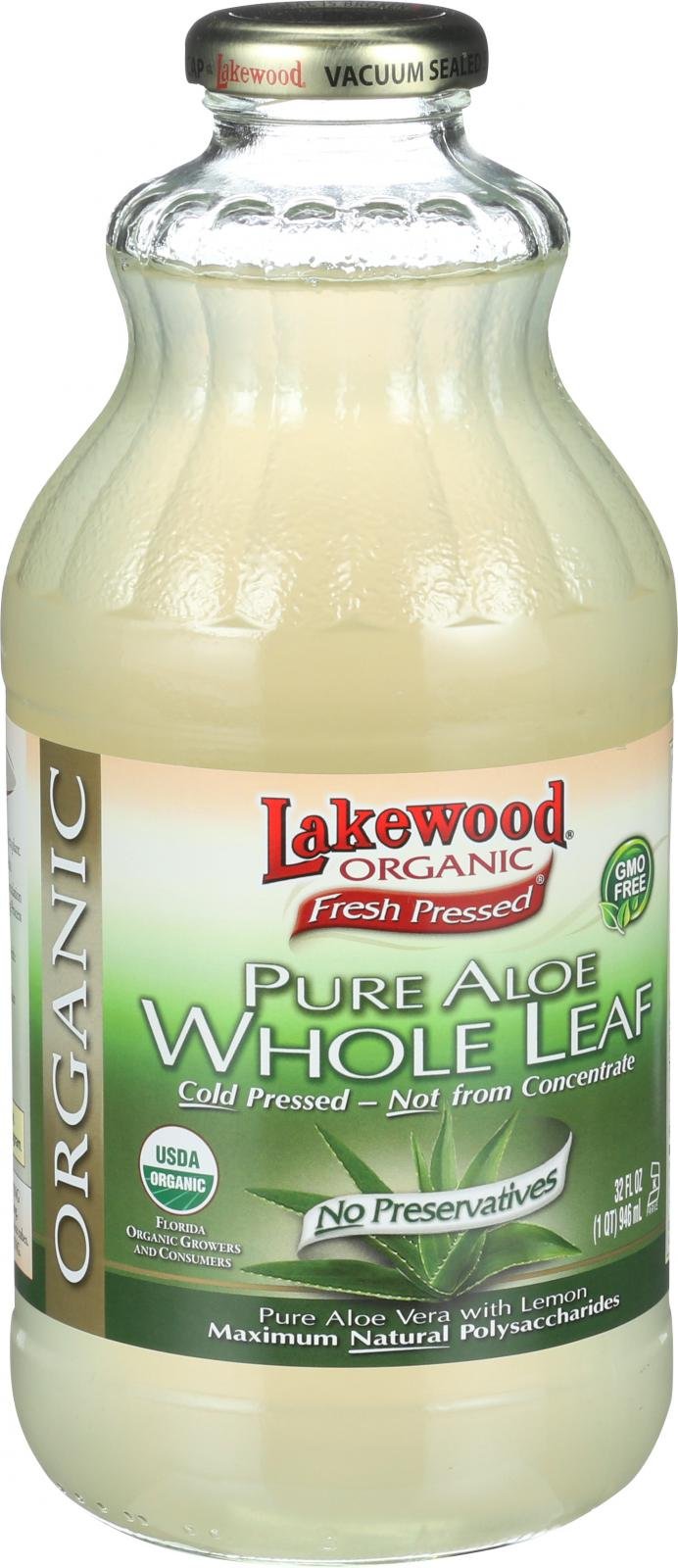 Lakewood Juice Aloe Vera Leaf Org 32 Fo | Desertcart Maldives