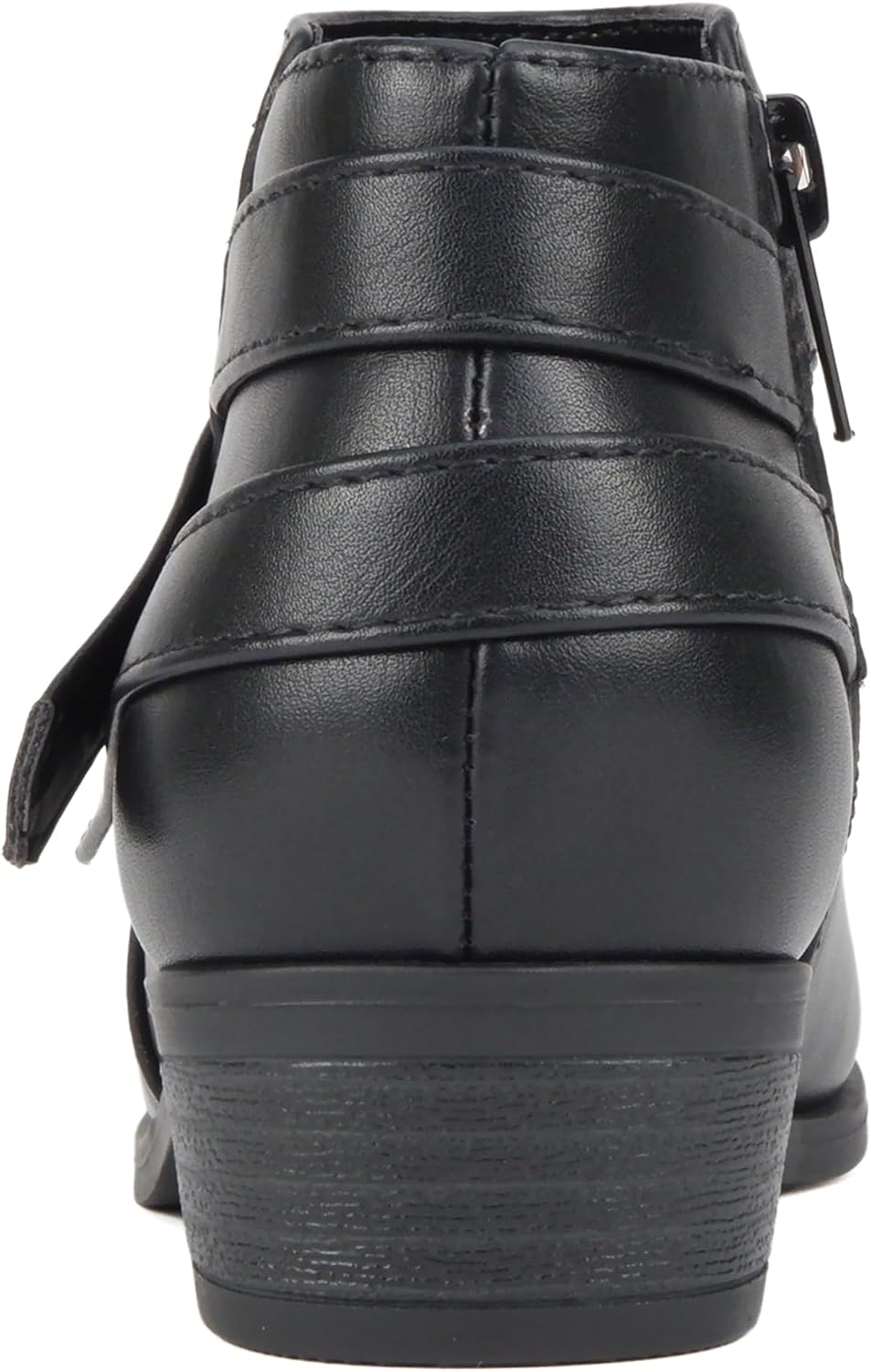 Soda SWEETEN-2 ~ Little Kids/Girls/Childrens Fashion Closed Toe Multi Strap Ankle Bootie Block Heel