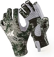 Vista 15 de KastKing La Sal Guantes de pesca UPF50+ Guantes de sol Guantes de protección UV Guantes sin dedos para hombres y mujeres para exteriores, kayak