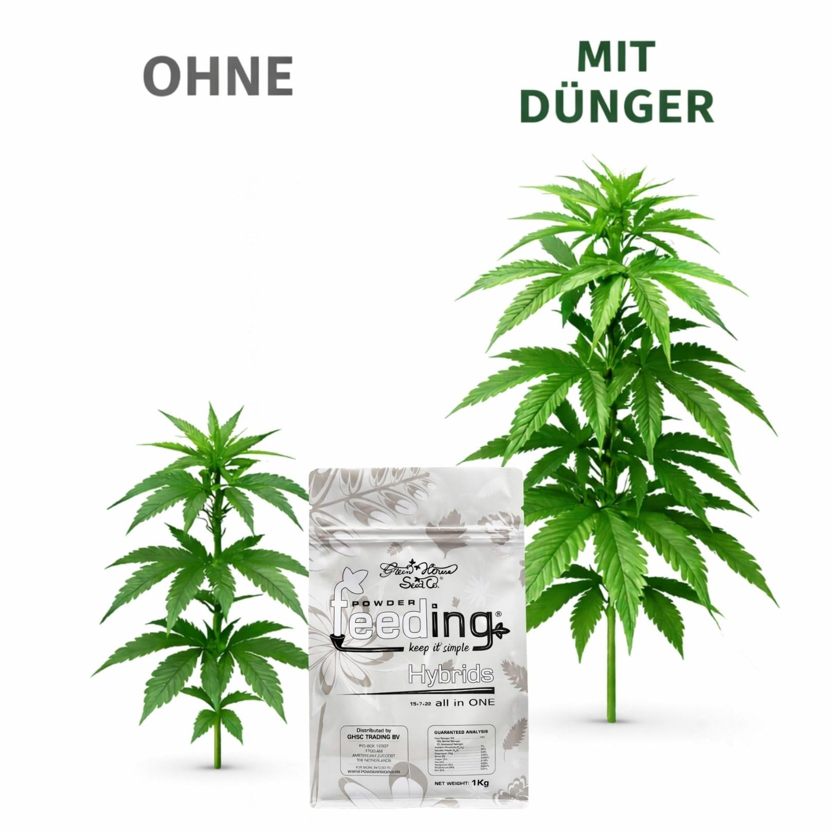 Weedness Green House Feeding Hybrid 2,5 kg – Engrais nutrition hybrides haute capacité