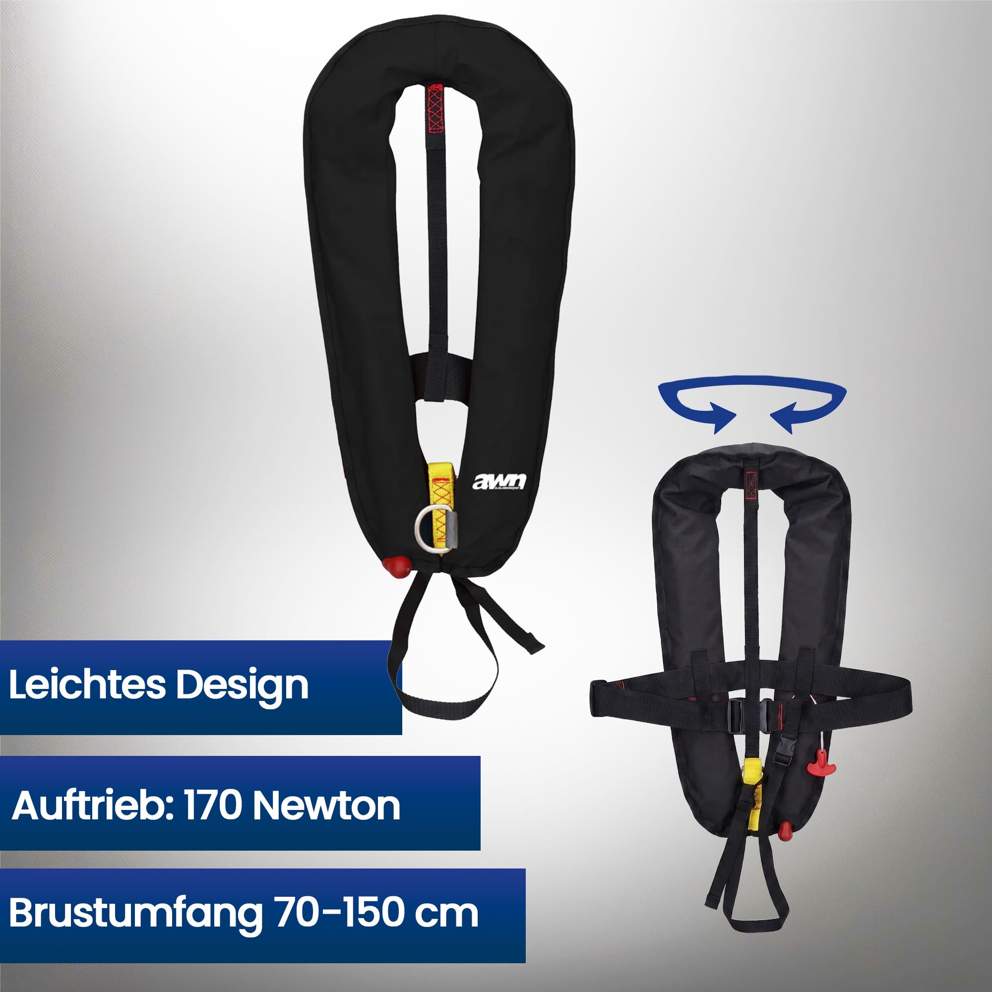 AWN Set Giubbotti di Salvataggio Supralite II 150N – Versione 2017