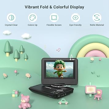 POFOTO 17.5 Portable DVD Player and POFOTO 9.5 Portable DVD Player