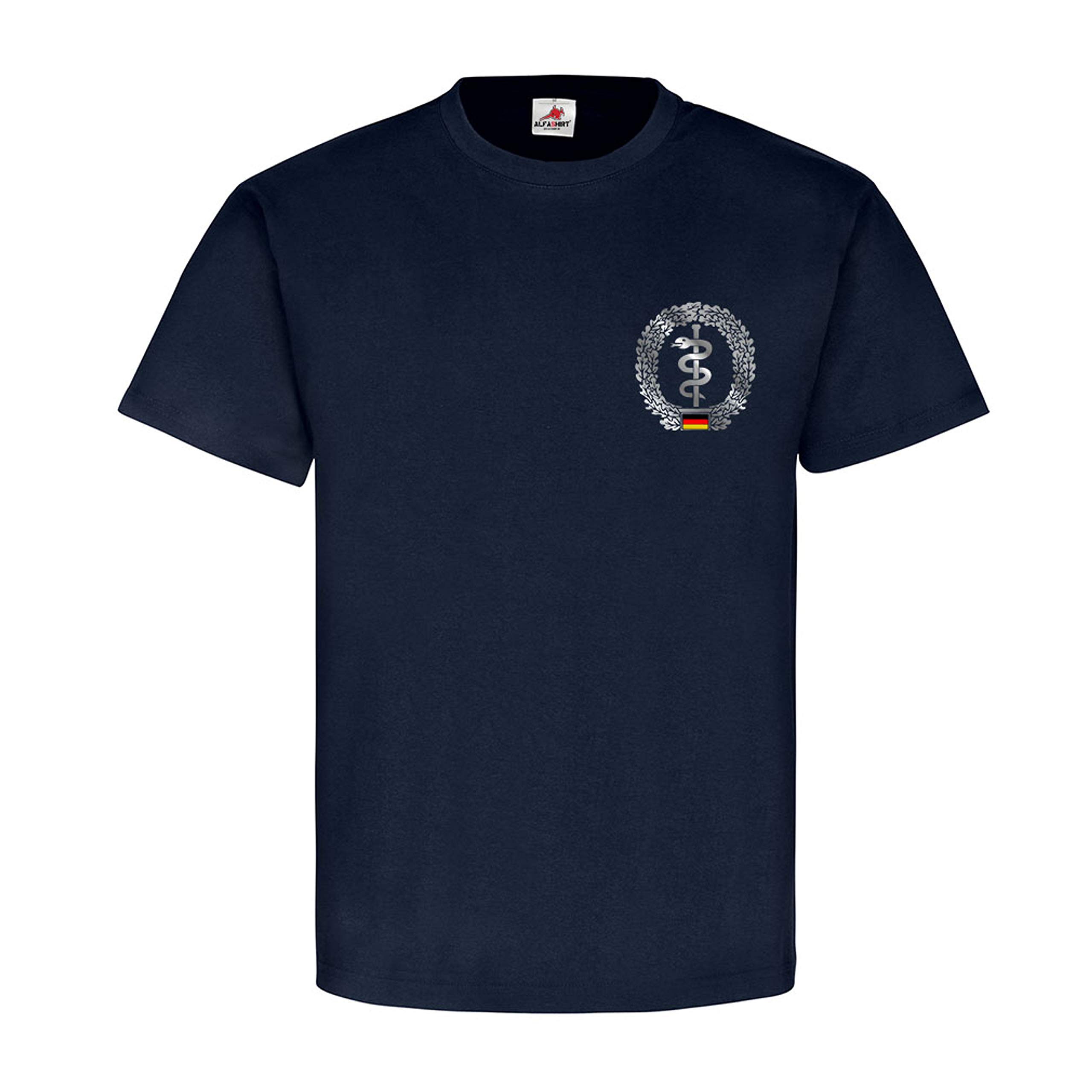 Barettabzeichen Sani Tasse – Motiv Sanitäter/Bundeswehr, 0,33 L, Spülmaschinengeeignet, Aus Keramik