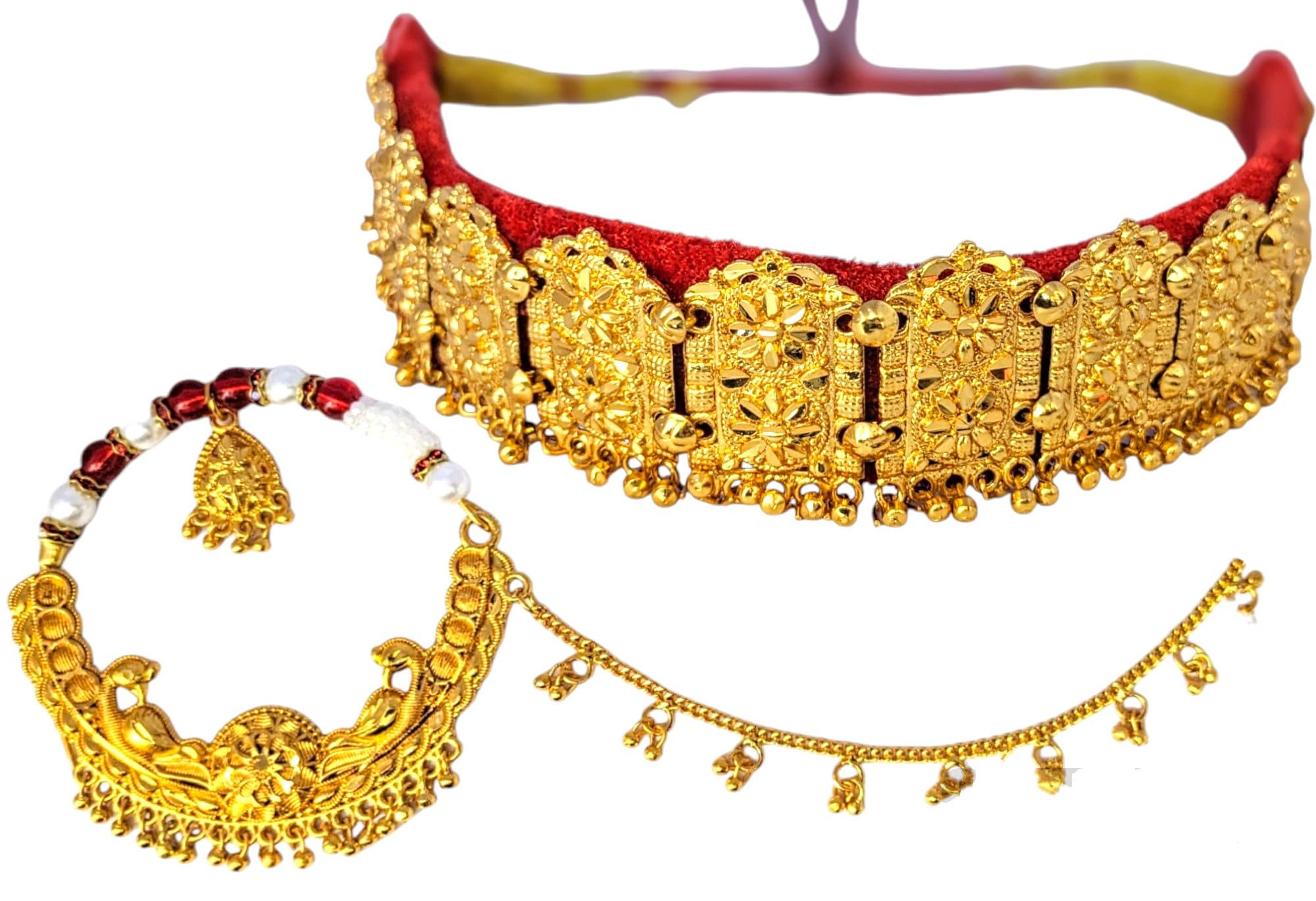 See full amazon price history chart for Traditional gold Plated Pahadi Guluband/Garhwali Guluband/Kumauni Guluband With Nath/Jewellery set for women Traditional gold Plated Pahadi Guluband/Garhwali Guluband/Kumauni Guluband With Nath/Jewellery set for women (B0CWGBQGDD) Amazon Price History, Amazon Price Tracker