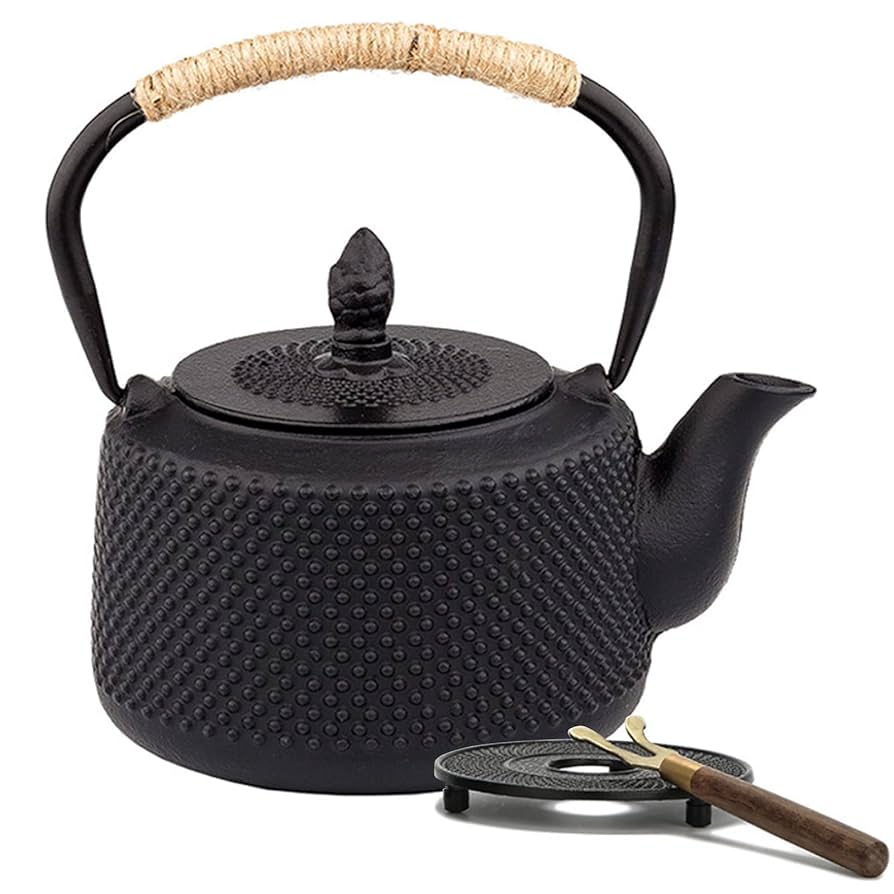 Amazon | 鉄器 南部鉄器 直火可 鉄瓶 やかん 鉄びん 鉄分補給