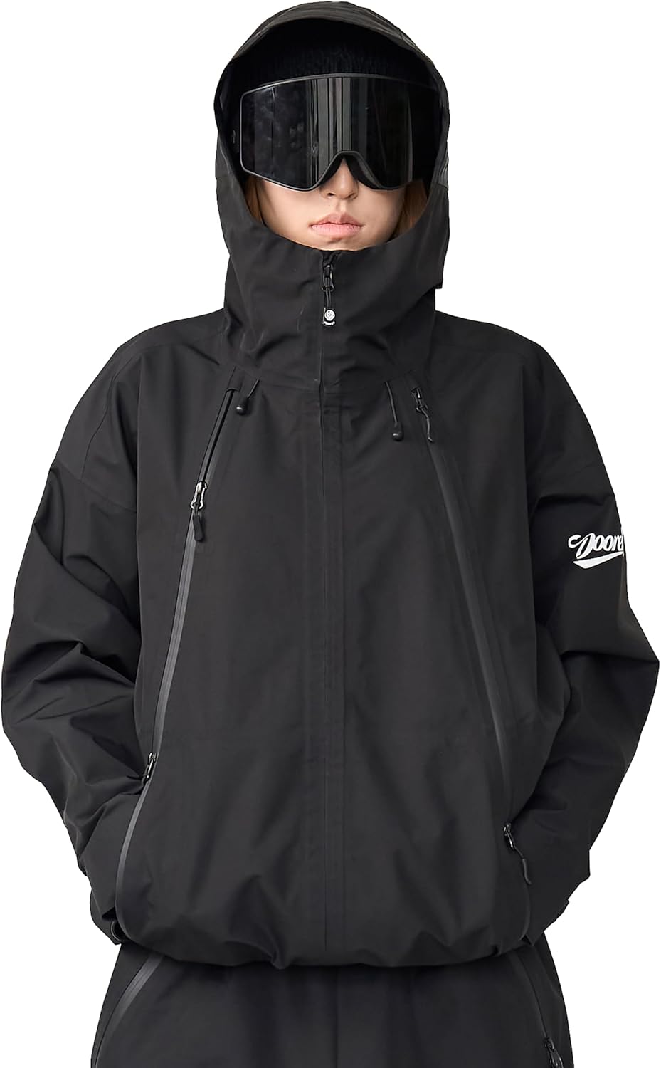 Men's Women's Baggy Snowboard Jackets Waterproof Insulated Windproof 3L Full Pressure Adhesive Ski Jackets