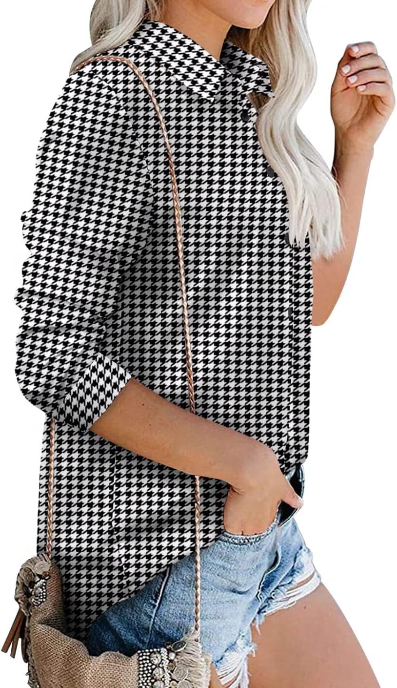 Magritta Long Sleeve Shirts for Women Fashion Button Down Blouse Tops - Image 4