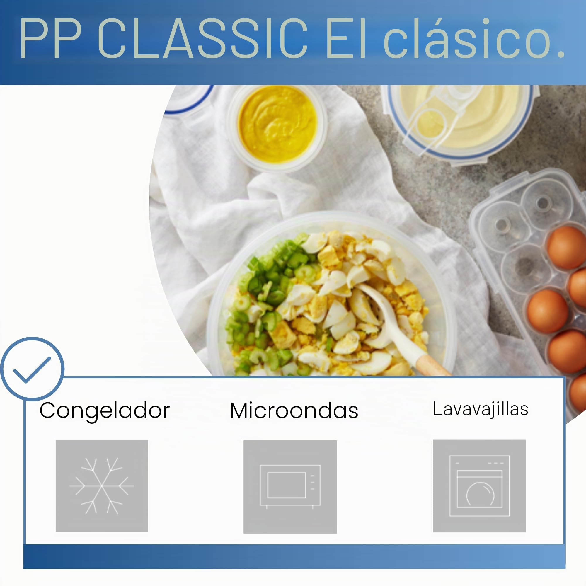 Lock & Lock Hermético 2059103 PP clásico rectangular Caja con plástico transparente manejar 45 x 30 x 23 cm