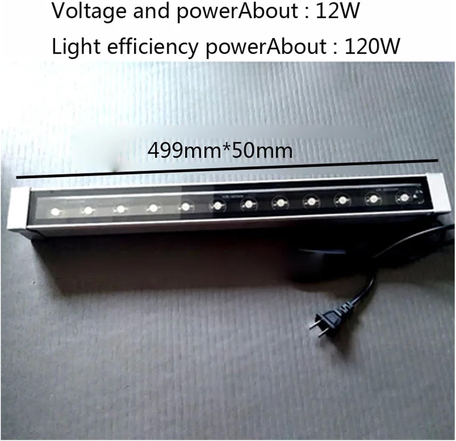 UV Curing Lamp, 120W UV LED Gel Curing Lamp, UV Shadowless Glue, Curing Photosensitive Plate, Fluorescence Sensing Resin Curing Lamp(395nm)