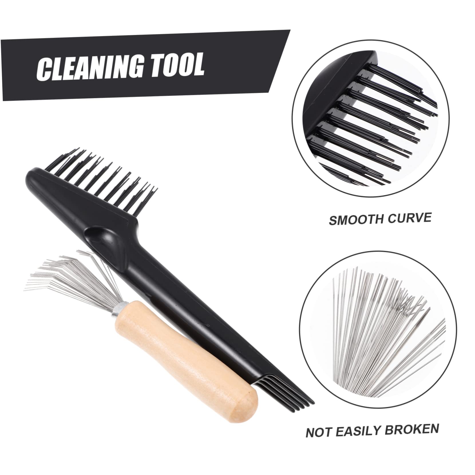 Gogogmee 2pcs Hair Brush Cleaners Detangler Comb Cleaner Tool for Wet or Dry Hair Easy to Use