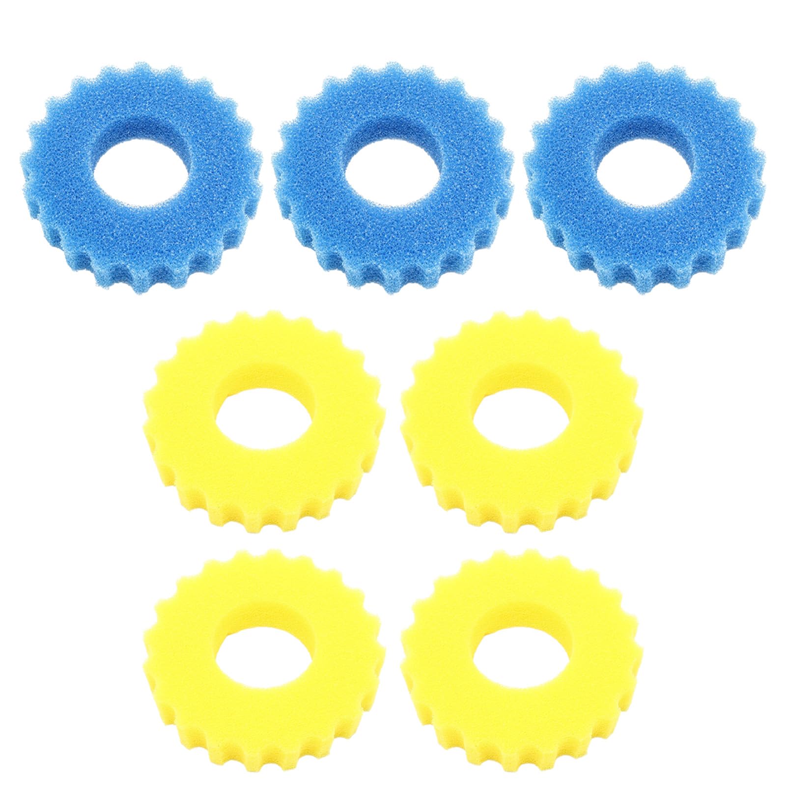 Lot de 7 éponges filtrantes CPF/CPA-15000 compatibles avec filtre de bassin SunSun Éponge filtrante haute efficacité Éponge biochimique facile à remplacer