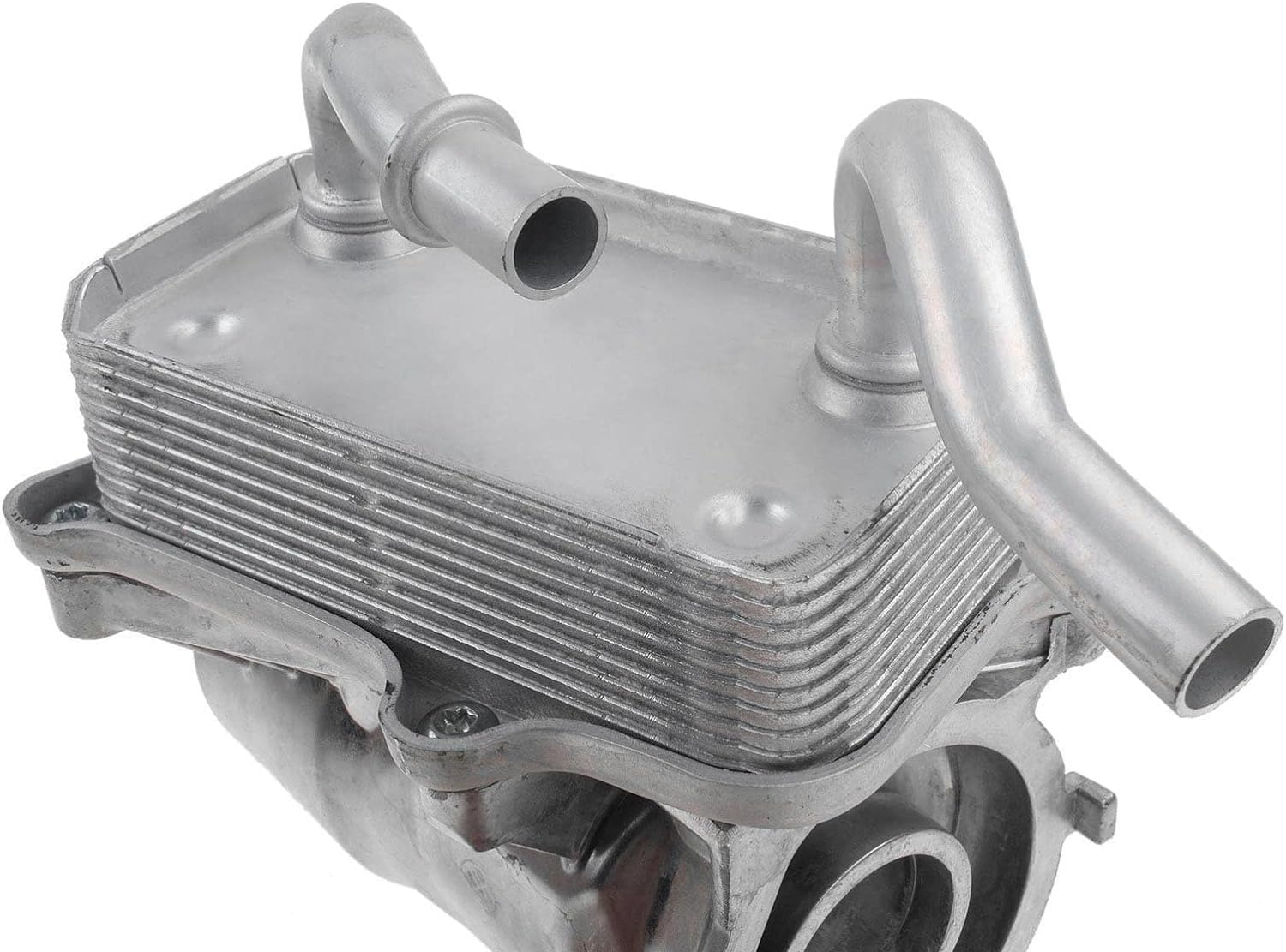 A-Premium Engine Oil Cooler Assembly Compatible with Mercedes-Benz C32 SLK32 AMG 2002-2004 C55 AMG 2005-2007 CLK55 AMG 2001-2006