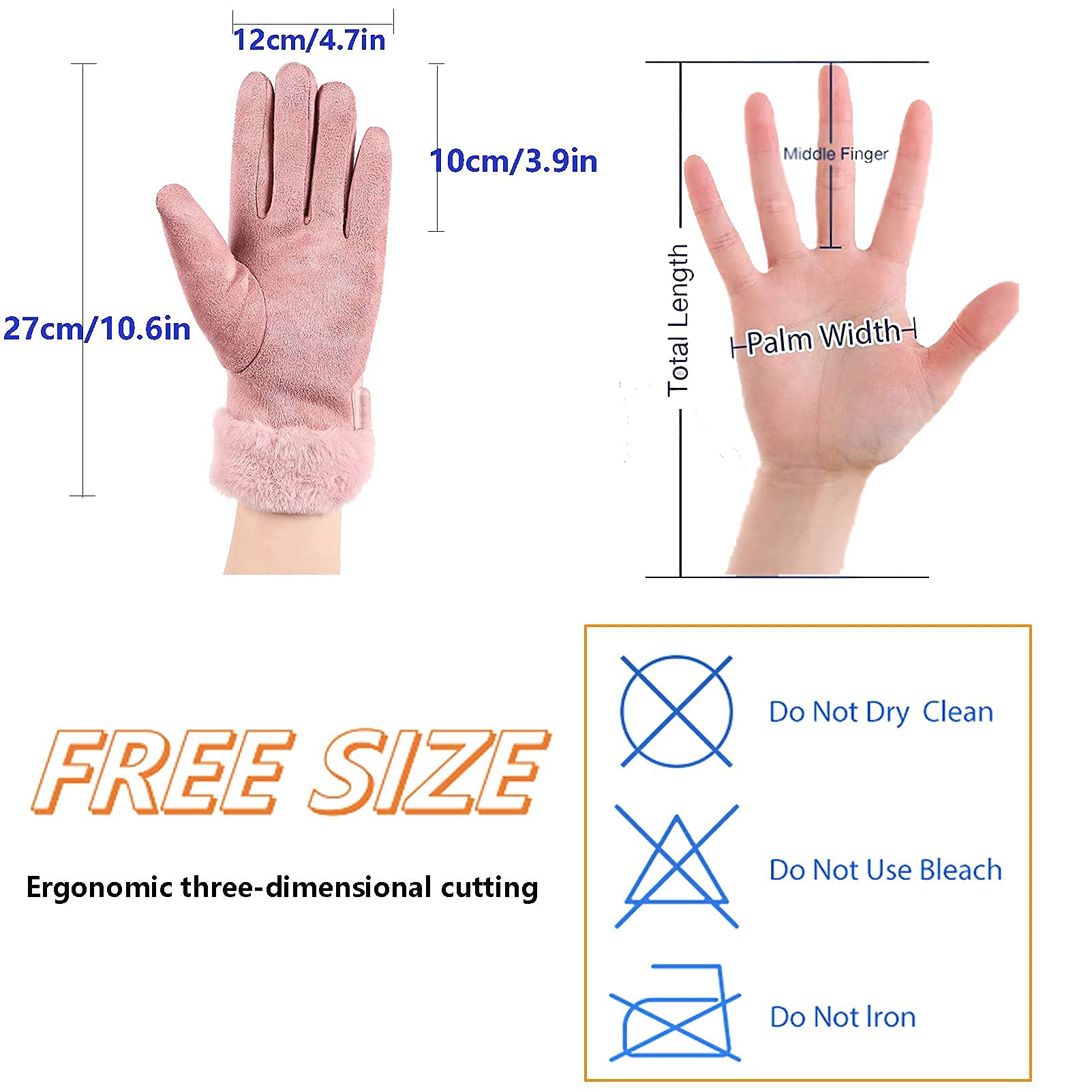 Guantes térmicos Recargables USB, Guantes de esquí eléctricos con 3 Niveles de Calentamiento Guantes de Pantalla táctil para Mujer Guantes térmicos de Invierno Calentadores de Mano