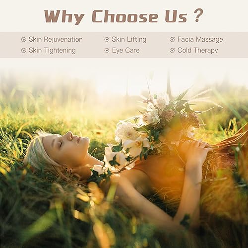 Miniatura 7 de Máscara facial LED terapia de luz, máscara de piedra de jade de 3 colores y herramientas faciales Gua Sha, terapia de luz roja, azul y amarilla,