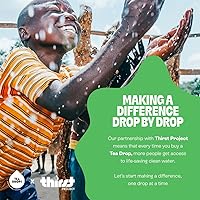 Vista 8 de Tea Drops Kit de café con leche de cacao y menta, té orgánico sin bolsa, helado o caliente, sin cafeína y sin microplásticos, crema de moca de menta