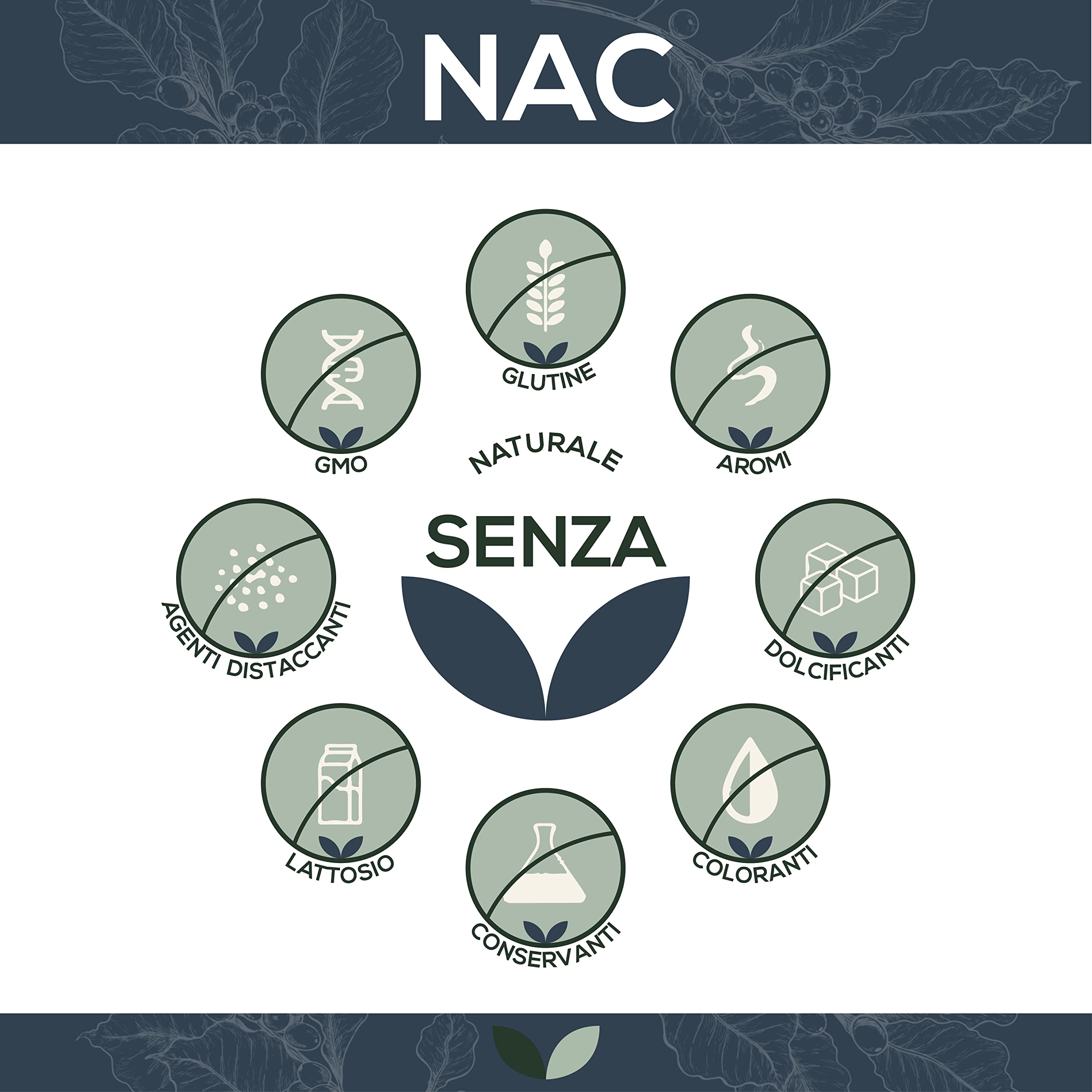 Sanutrition® - NAC 600 mg per capsula | 180 capsule | N-acetil L-cisteina 100% NATURALE da Mais | vegano | aminoacido da fermentazione