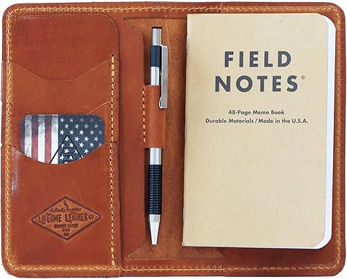 Personalized Leather Field Notes Wallet, Field Notes Cover, Passport Wallet, Handmade in Arizona
