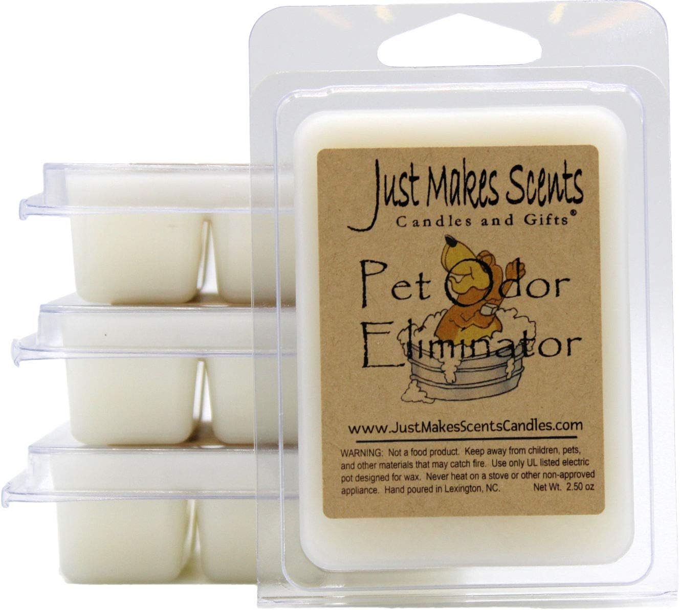 4 Pack - Pet Odor Eliminator Wax Melts | Neutralizes Bad Odors | Hand Poured in the USA
