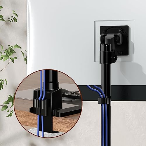 Miniatura 7 de Monitor-Arm Ultrawide Heavy Duty 24-57'' - Soporte de aluminio para monitor individual con capacidad para hasta 59.4 libras, soporte de escritorio