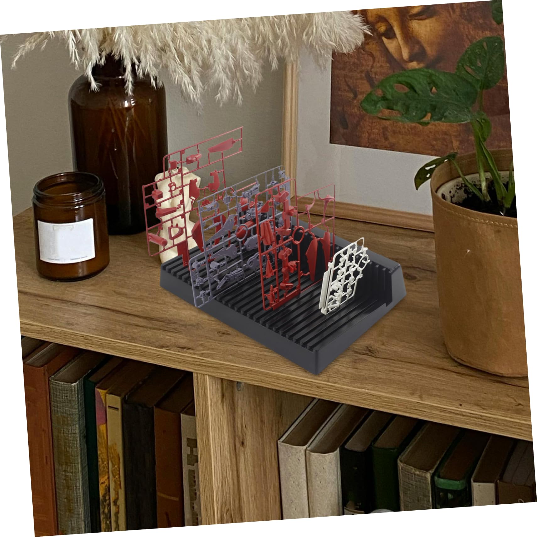 Étagère De Rangement Plastique Pour Modèles Support Multifonctionnel Pour Pièces De Modélisme Compatible Avec Pour Organisation Et Assemblage Professionnel Des Outils
