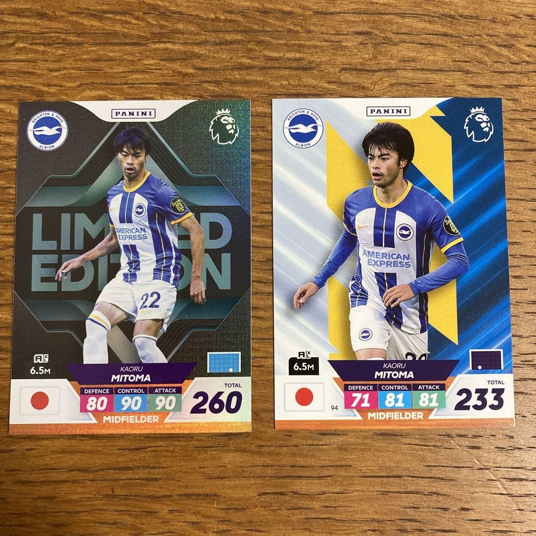 Brighton Kaoru Mitsui Card Set (2 Pieces) PANINI