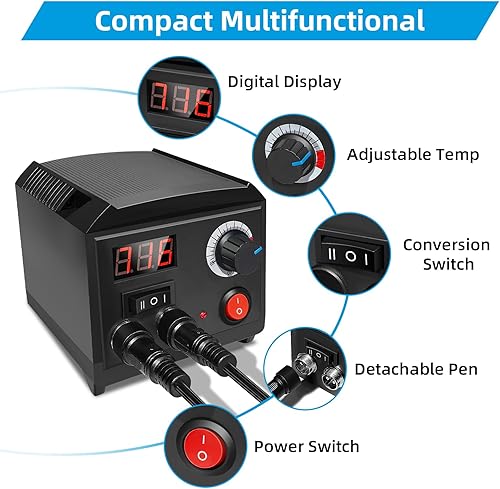 Miniatura 2 de Herramienta de combustión de madera, kit de quemador de madera, bolígrafo de 200  1,382.0 F, kit de quema de madera con termómetro digital,