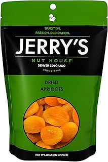 Dried Apricots - Jerry’s Nut House: Premium Nuts, Dried Fruit, and Assorted Snacks - 8oz