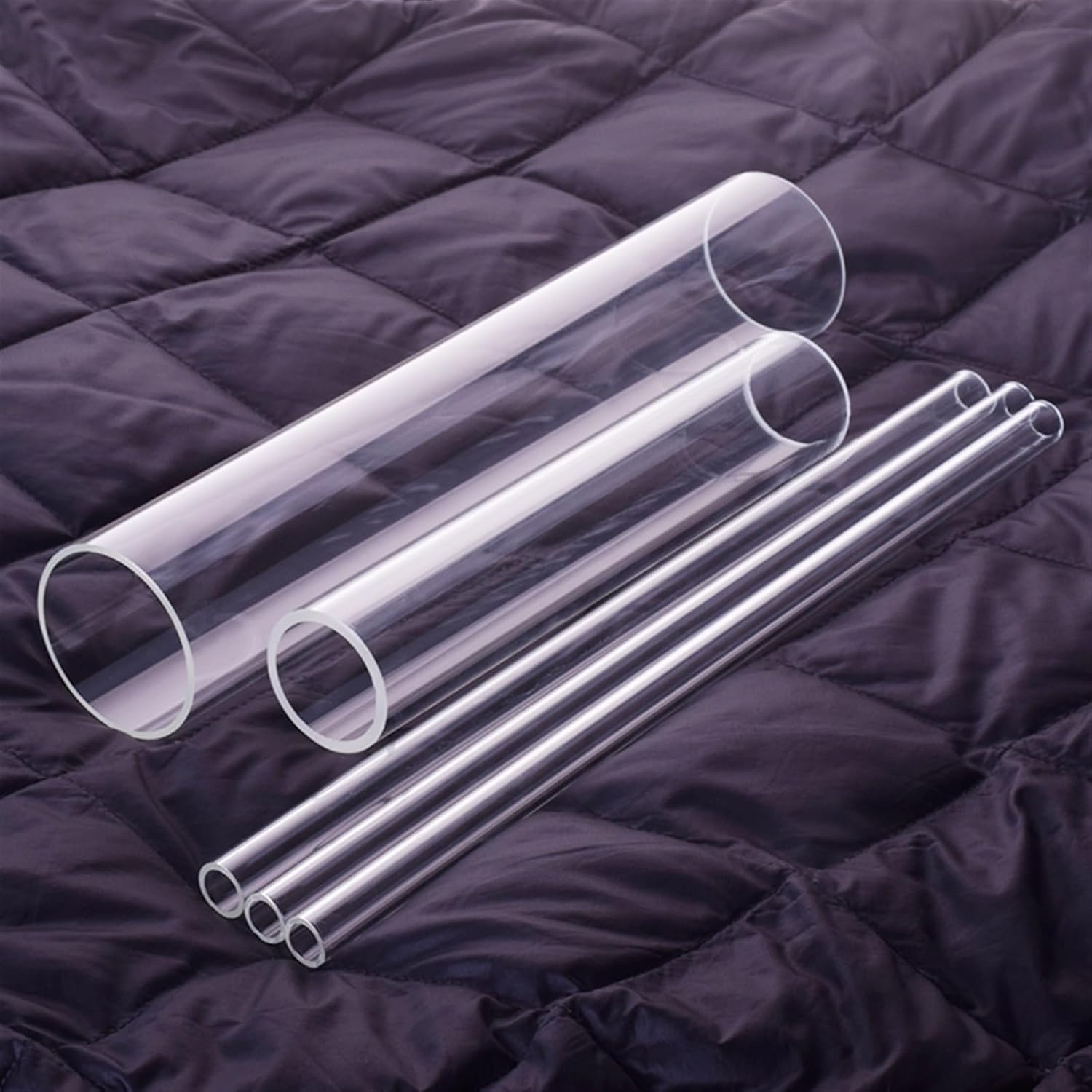 5pcs High borosilicate glass tube,Outer diameter 27mm,Full length 200mm/250mm/300mm,High temperature resistant glass tube(O.D.27mm L.300mm)
