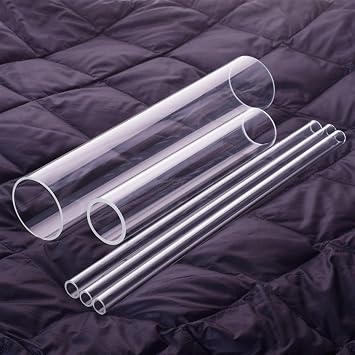 5pcs High borosilicate glass tube,Outer diameter 27mm,Full length 200mm/250mm/300mm,High temperature resistant glass tubeO.D.27mm L.300mm